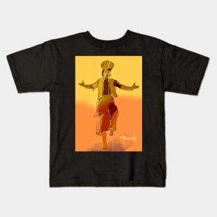 Bhangra Dancer Kids T-Shirt